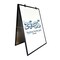 Flipside Products 24" x 36" Double-sided Magnetic Dry Erase Black Aluminum Marquee Easel, Store Sign, Office, Flipchart hooks, Portable
